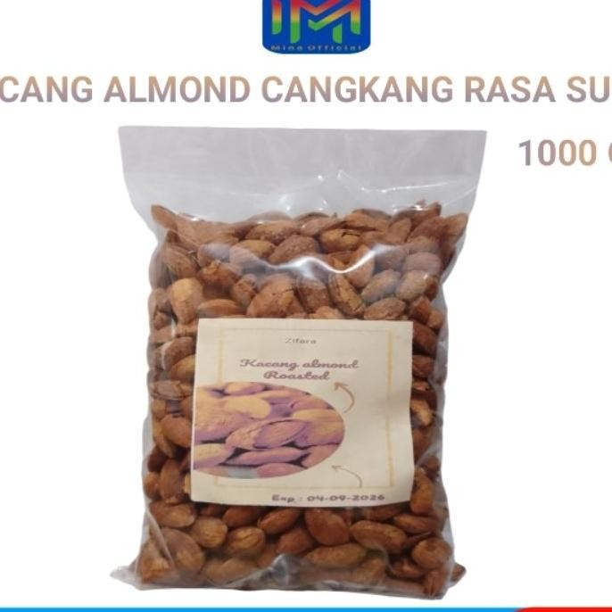 

Kacang Almond Panggang 1Kg Roasted Cangkang Gurih Renyah