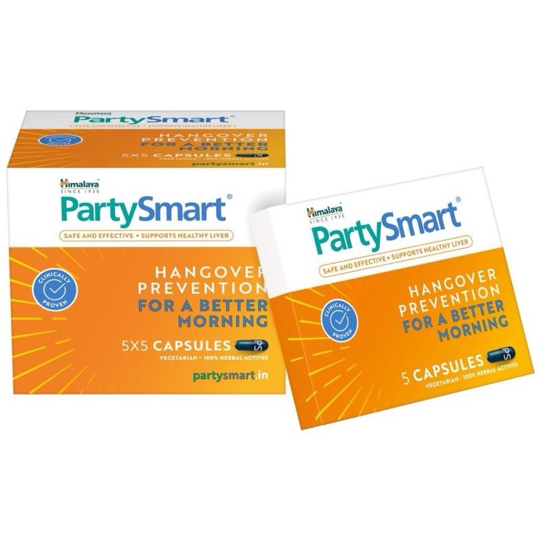 

Himalaya Party Smart Partysmarts Hangover Tablets Capsule Party Smarts Isi 5 Capsule
