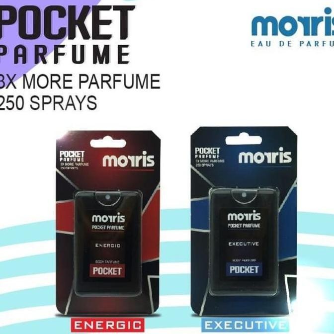 Morris Pocket Parfum Elegan 18 Ml Parfum Saku Pria | AIO