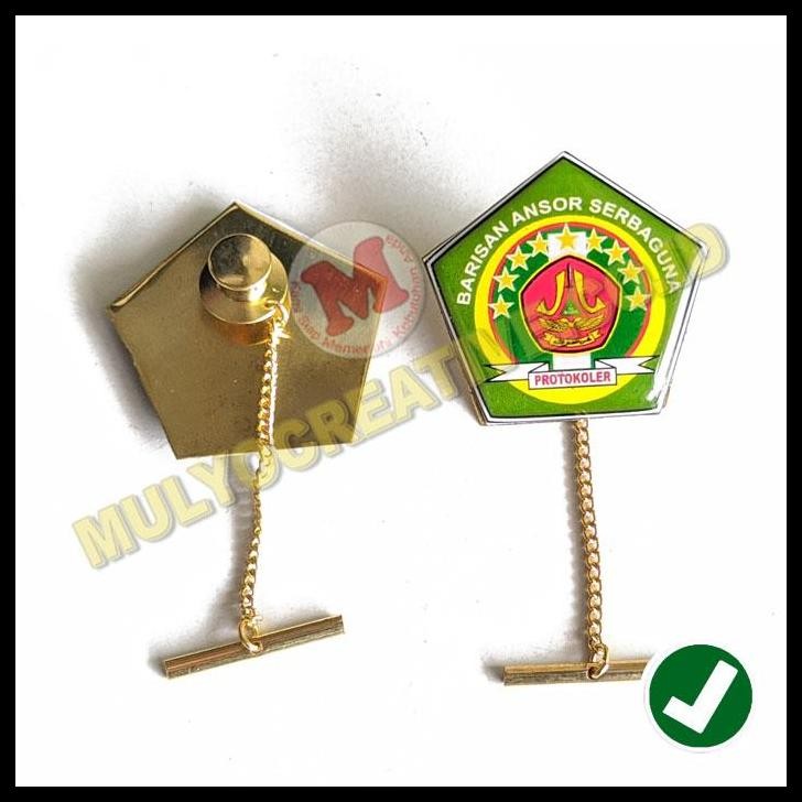 BEST DEAL PIN BANSER RANTAI LENCANA PIN BANSER PROTOKOLER MURAH 