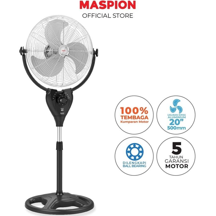 Maspion PW507 Kipas Angin Berdiri Power Fan 20 inch