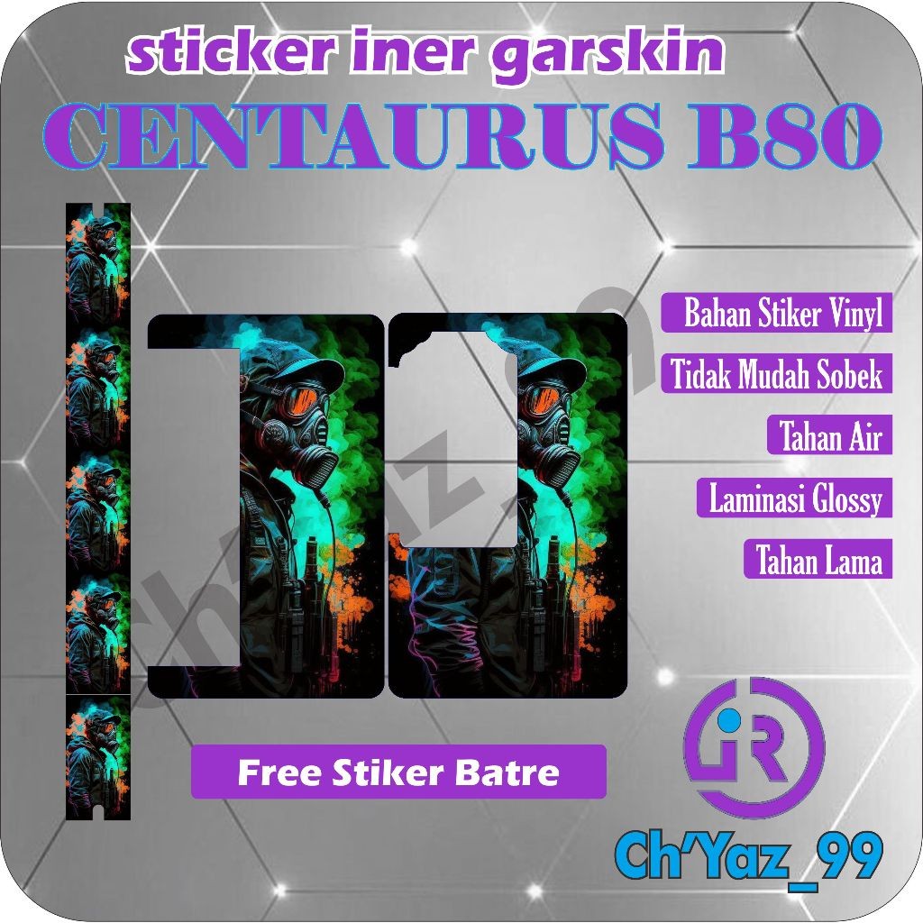

*Premium Quality* Glossy Centaurus B80 Iner J Garskin Custom Stiker Maxdecal Bkn Case COD
