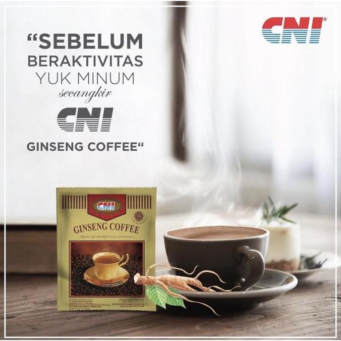 

Ginseng Coffee Cni Kopi Ginseng Isi 20 Sachet Kualitas Terbaik Harga Termurah