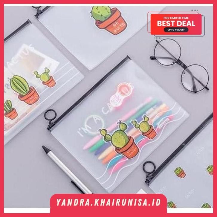 

CASTUS PVC TRANSPARANT STATIONERY A5 FILE FOLDER BEST SELLER