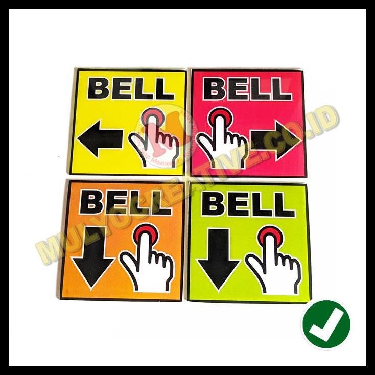 

TERBARU PAPAN BELL AKRILIK PAPAN TANDA PANAH BELL UK 10X10 CM !!!