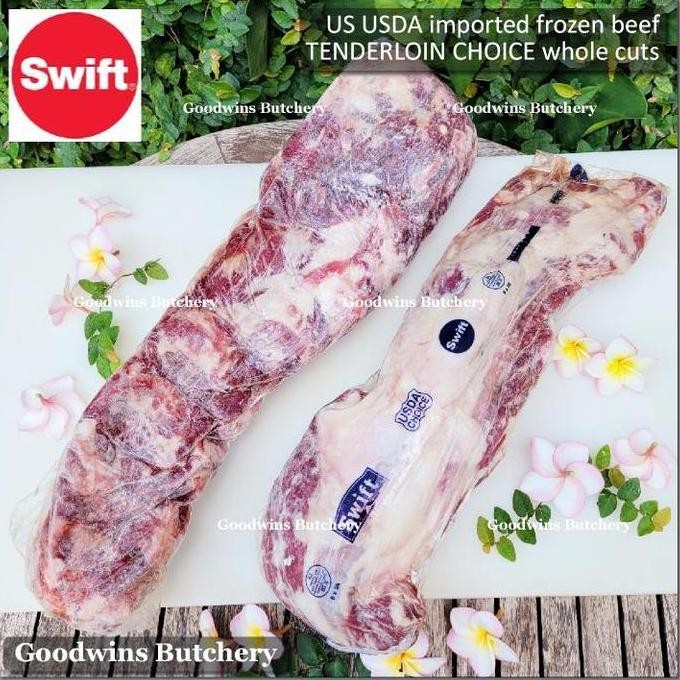 

3.3Kg Us Tenderloin Choice Whole Cut Beef Ibp / Swift Usa Imported