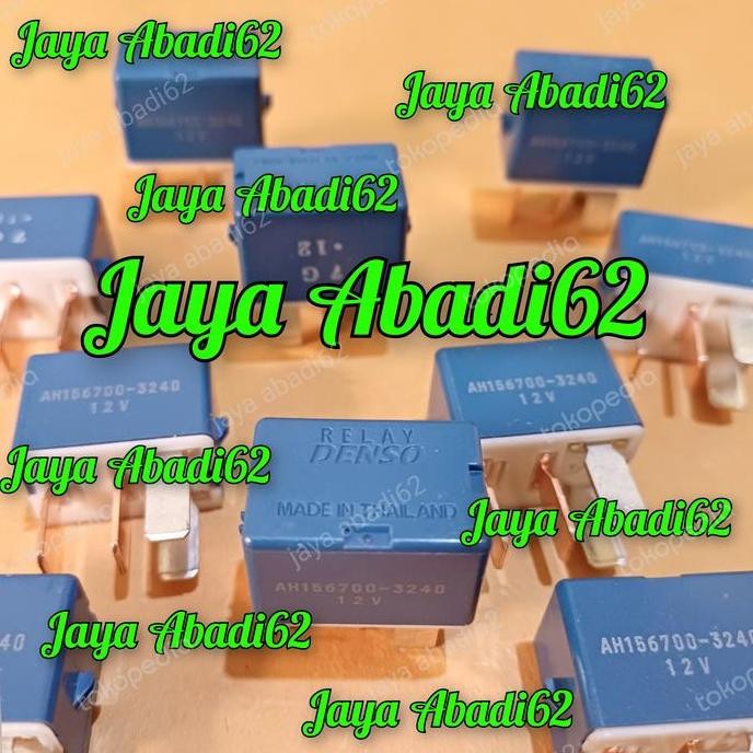 Relay Biru Kaki 4 12V Original Asli DEO AH156700-3240