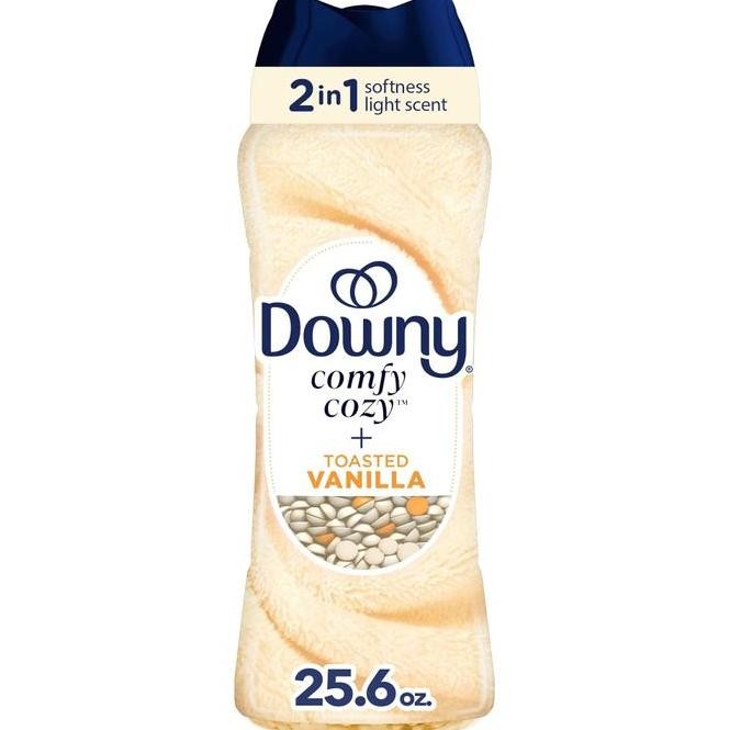 

Downy Comfy Cozy In-Wash Laundry Scent Booster Beads, Toasted Vanilla Scent, 25.6 oz (725g)