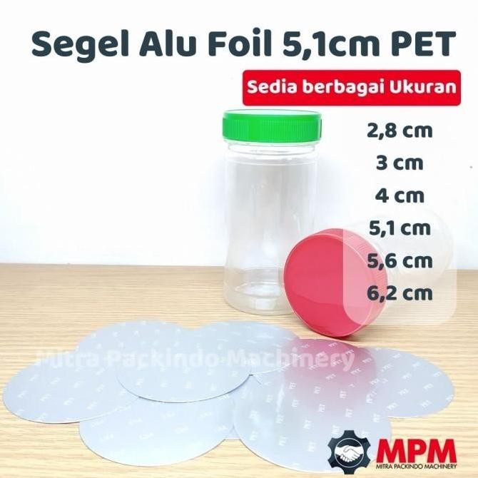 ] Segel Alu Foil Induksi / Kertas Alu Foil / Aluminium