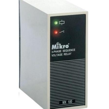 MX 100A - PHASE FAILURE RELAY & PHASE SEQUENCE 3 PHASE - MIKRO