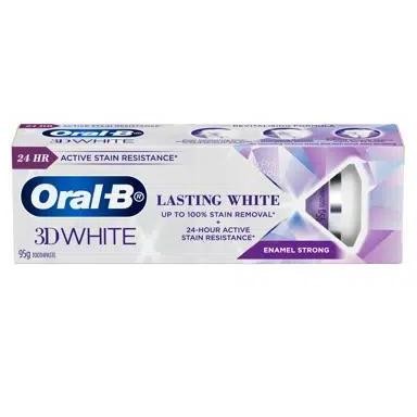 

Oral B 3D White Lasting White - Enamel Strong 95g