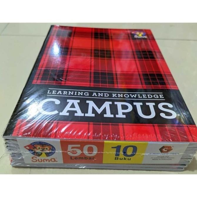 

[10 Buku - 50 Lembar] Buku Panjang/Boxy - SUMA CAMPUS - 50 Lembar