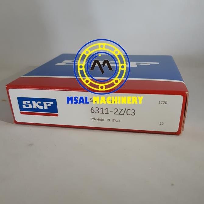 new BEARING 6311 ZZ / 6311ZZ / 6311 2Z SKF C3 ITALY