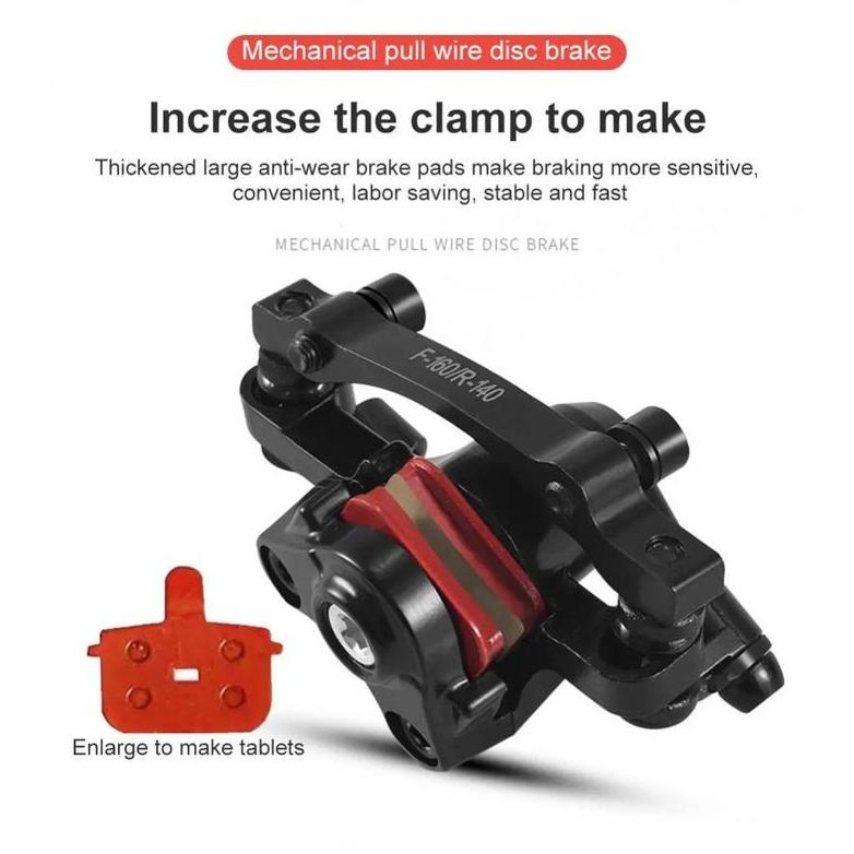 Rem Cakram Sepeda Gunung MTB BB8 Cakram Belakang Aluminium, Aksesori Rem MTB Universal