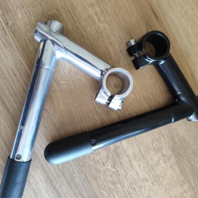 Stem Sepeda Classic Lugged Stem Vintage Alloy 25,4