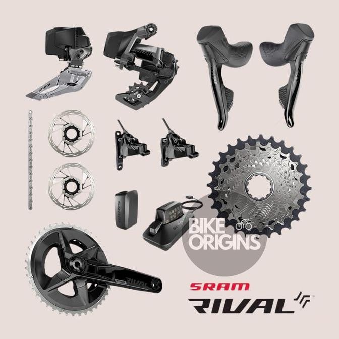 Groupset SRAM Rival eTap AXS DB 12 Speed Non Power Meter