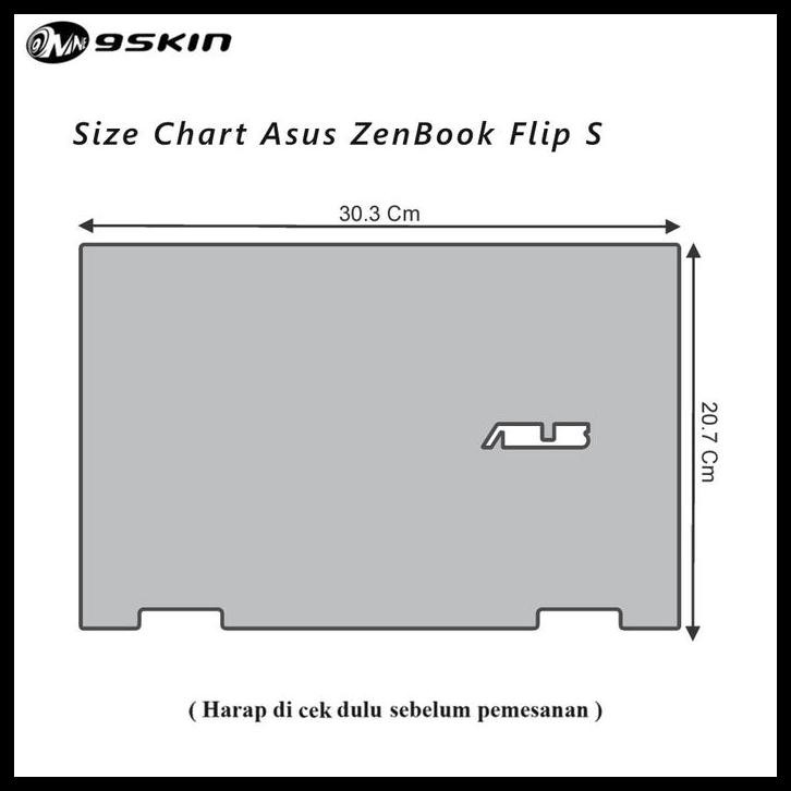 TERBARU GARSKIN ASUS ZENBOOK FLIP S 3M BLACK CAMO FRONT 
