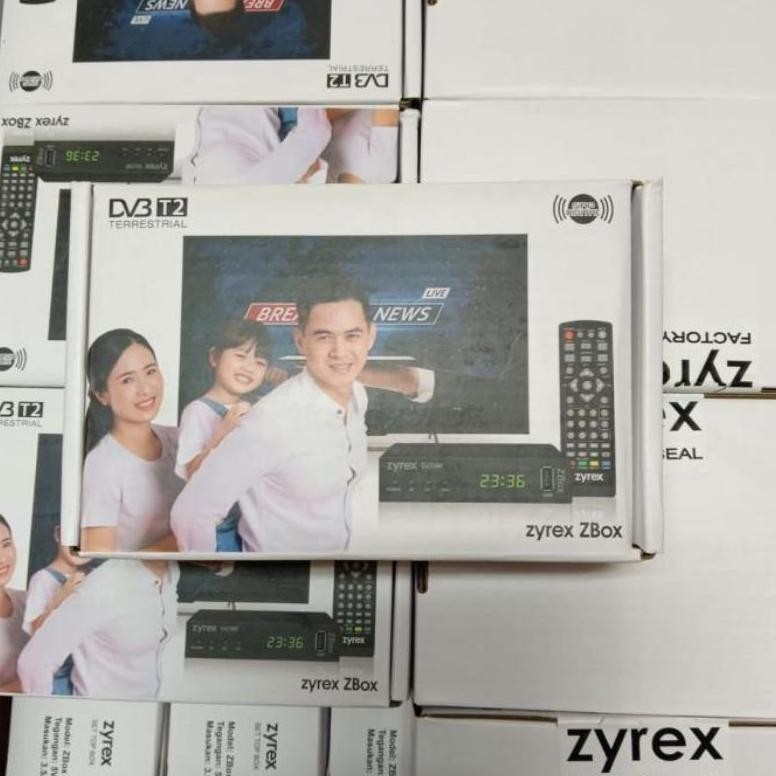 NEW STB Zyrex set top box receiver tv digital Zyrex DVB T2 [terbaik][terlaris]