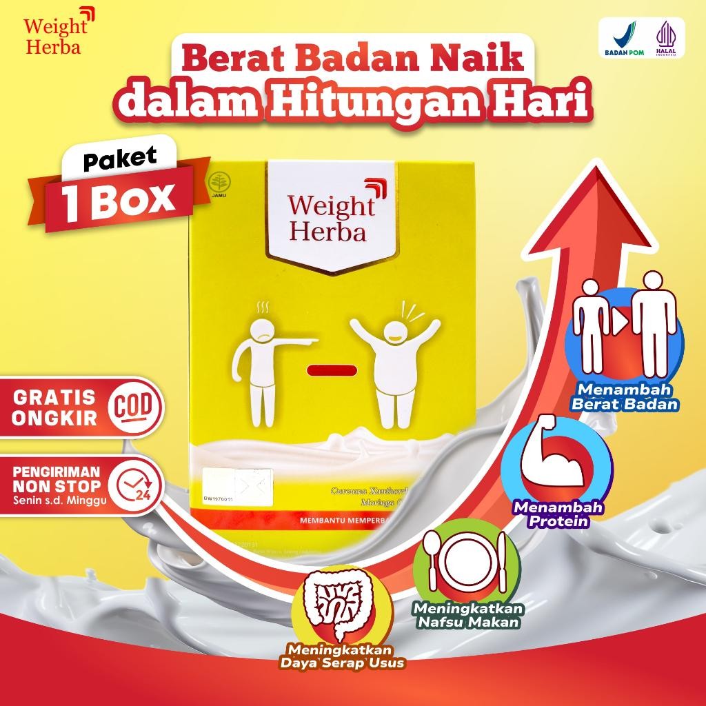 

FM [COD] Weight Herba Susu Penambah Berat Badan Tanpa Gula Tanpa Olahraga Perlancar Saluran Pencernaan