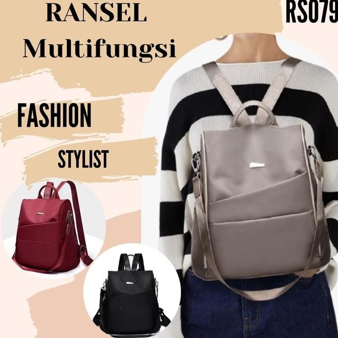 Tas Import / Tas Wanita / Tas Ransel Anti Maling Wanita RS079