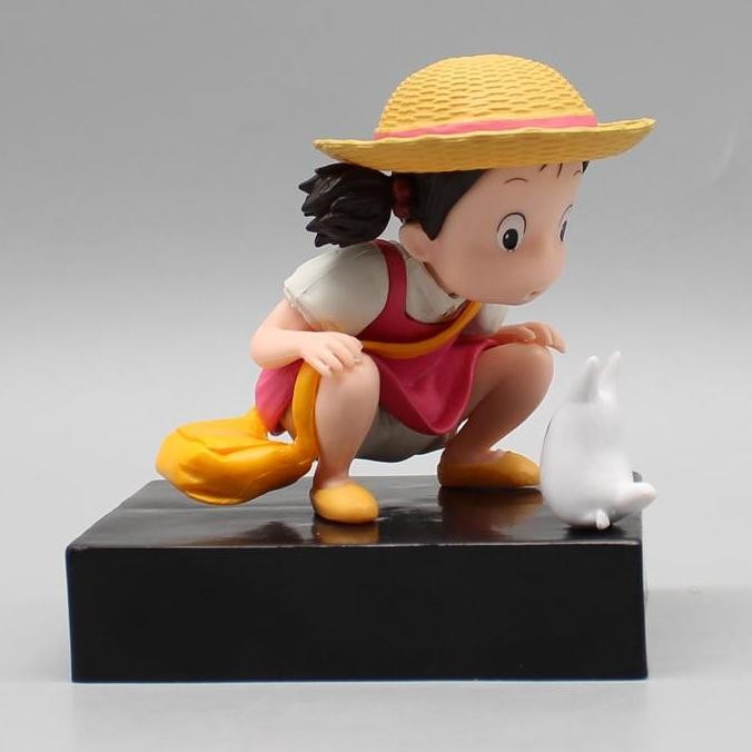 baru [ Foto Asli ] Statue Figure Studio Ghibli Princess Mononoke - Mei Kusakabe Totoro dan Setsuko G
