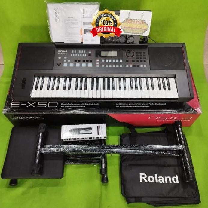 baru Keyboard Roland EX50 Arranger Keyboard Roland Ex-50 Paket
