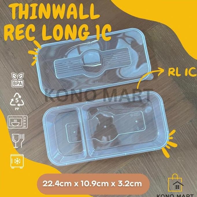 THINWALL RECTANGLE LONG 750 RL / THINWALL SEKAT 2 / THINWALL SEKAT 3 (25 PCS)