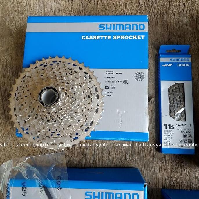 BNIB.. Groupset SHIMANO DEORE M5100 2 x 11 speed Groupset DEORE M5100