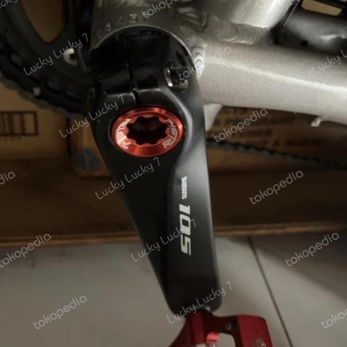 Baut Crank BB HT2 Shimano Bintang Baut tutup crank arm HollowTech 2