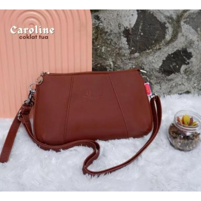 CAROLINE BY INOE ORI TAS WANITA SLEMPANG Selempang Kulit