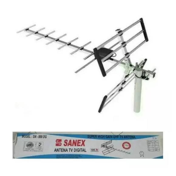 NEW Antena TV Digital Sanex SN 889 DG / SN-889 DG FREE KABEL 10METER Antena TV Digital Sanex Outdoor