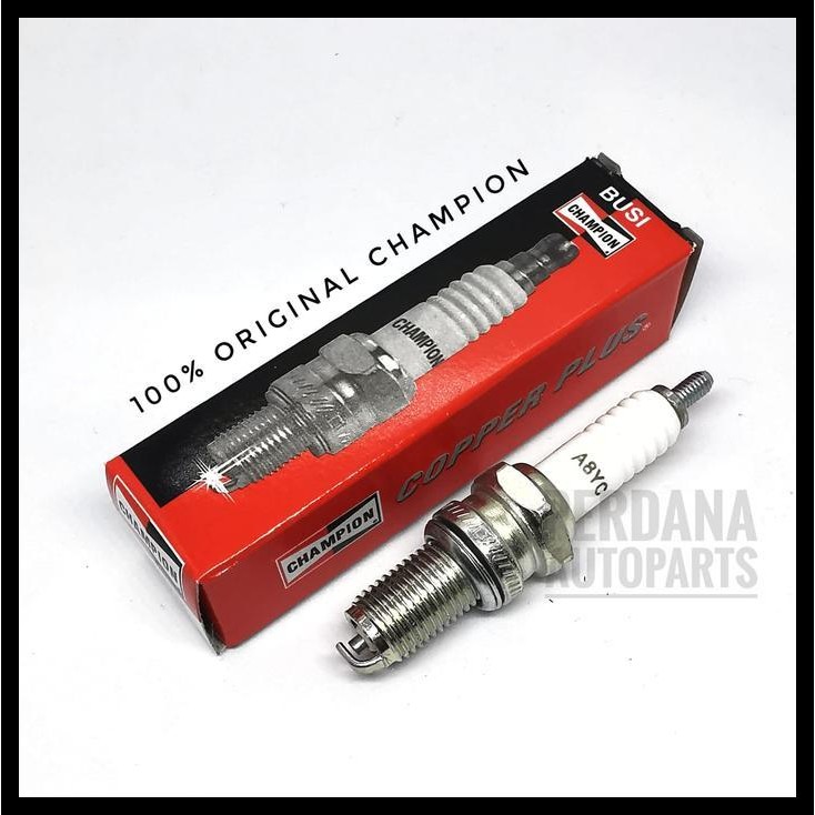 TERMURAH BUSI CHAMPION MOTOR SUZUKI THUNDER 250, SCORPIO 250, SCORPIO Z 225/250 