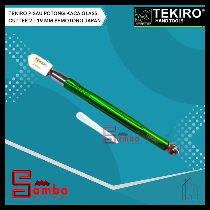 DISKON TEKIRO ALAT PEMOTONG KACA 2 - 19 MM MATA PISAU / GLASS CUTTER 2-19MM 