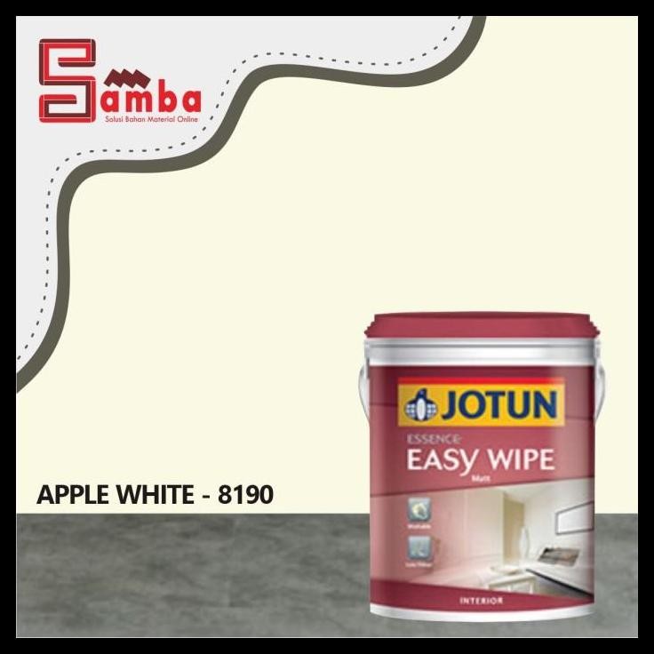 HOT DEAL JOTUN APPLE WHITE 8190 ESSENCE EASY WIPE 18 LTR 