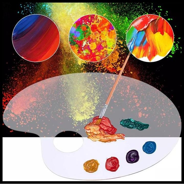 

DISKON PALET CLEAR TRANSPARAN PALETTE PAINTING LUKIS PAINT COLOR ART !!!!!!