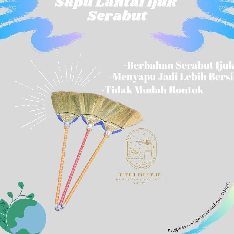 Sapu Ijuk Raskam / Sapu Ijuk Rumput / Sapu Lantai / Sapu Jadul / Floor Broom Rumput New Product