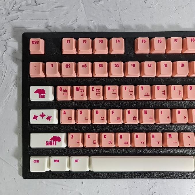 KeyKraft Keycaps Maple Keycap Set ( Korean Legends ) Hangul TERBARU
