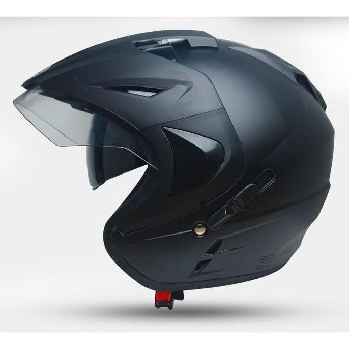 Original Helm Jp8 Half Face Original Ink Sudah Sni Double Visor Kaca Bneing Motorcycle Helm Pria Dew