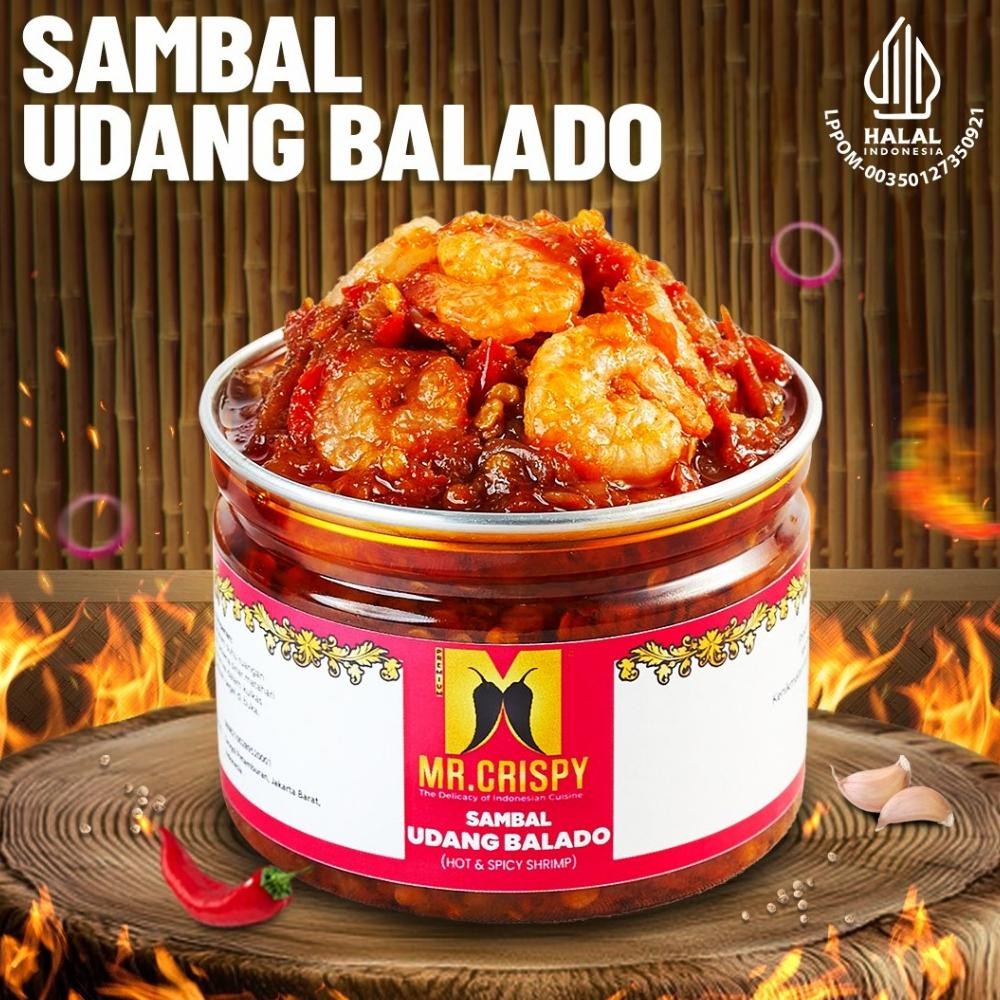 

Termurah Sambal Udang Balado/ Sambel Mr.Crispy It-93