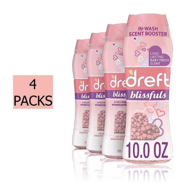 

Dreft Blissfuls Laundry Scent Booster Beads Baby Fresh, 10oz 284g