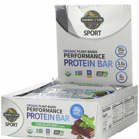 

Garden of Life Sport Organic Plant-Based Performance Protein Bar 12pc