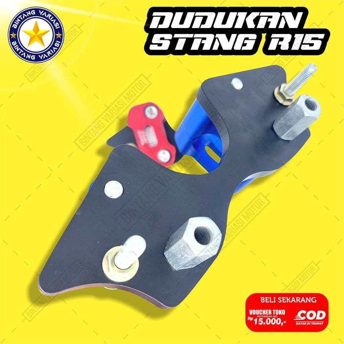 Breket Dudukan Stang Rzr Fatbar Yamaha R15 V3 Plus Peninggi Raiser Cnc