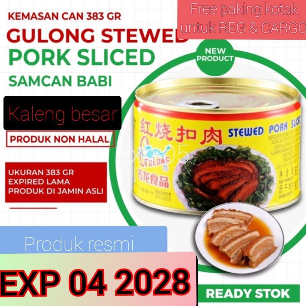 

Termurah Gulong Samcan / Stewed Pork Sliced / Babi Kaleng Sam Can 383 Gram Kaleng Besar Non Halal Sanjit / Seserahan Gfd-12
