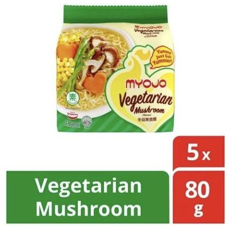 

Myojo Instant Noodles - Mushroom (Vegetarian) 5 x 80g