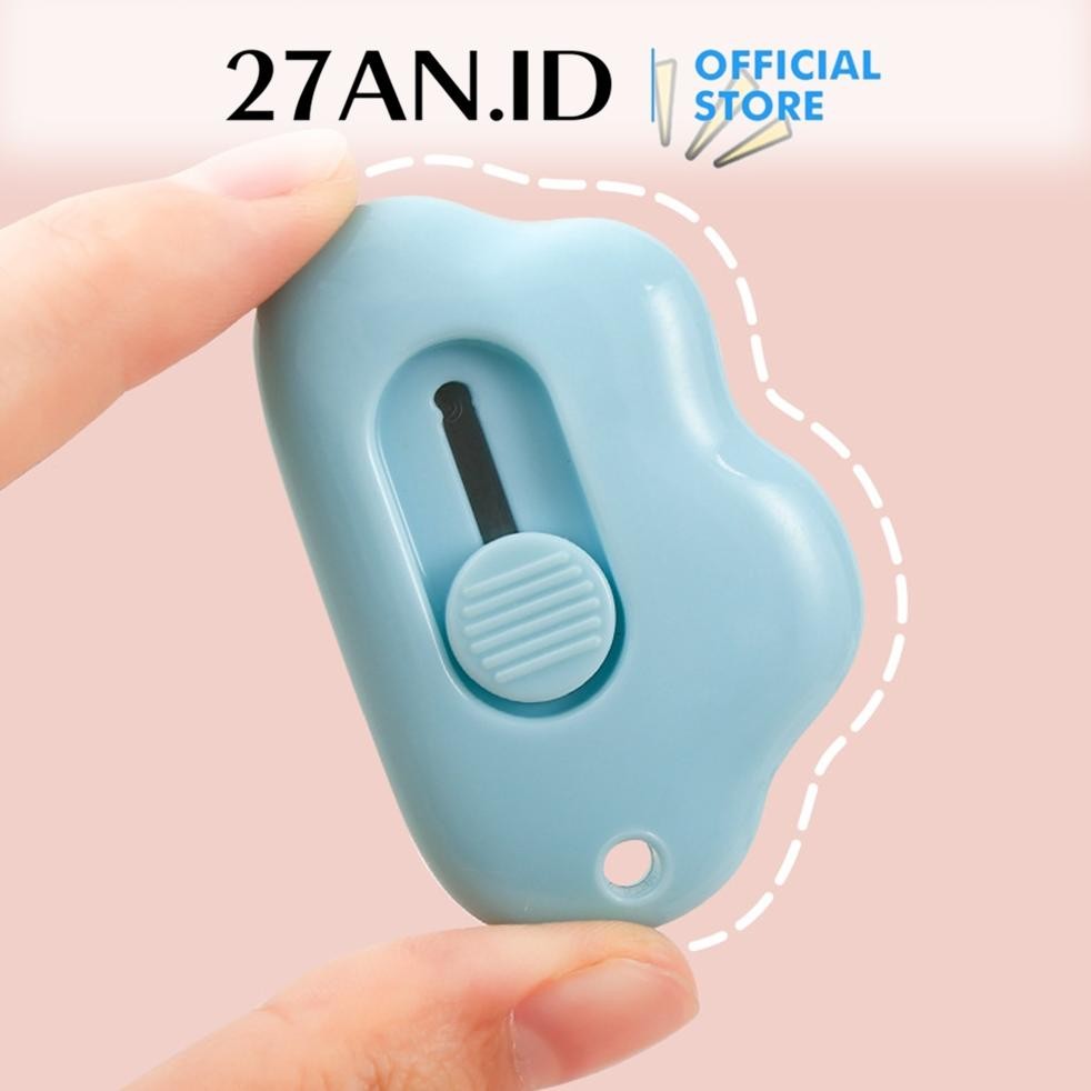 

Pisau Cutter Mini Model Awan H442 Alat Bantu Potong Kertas