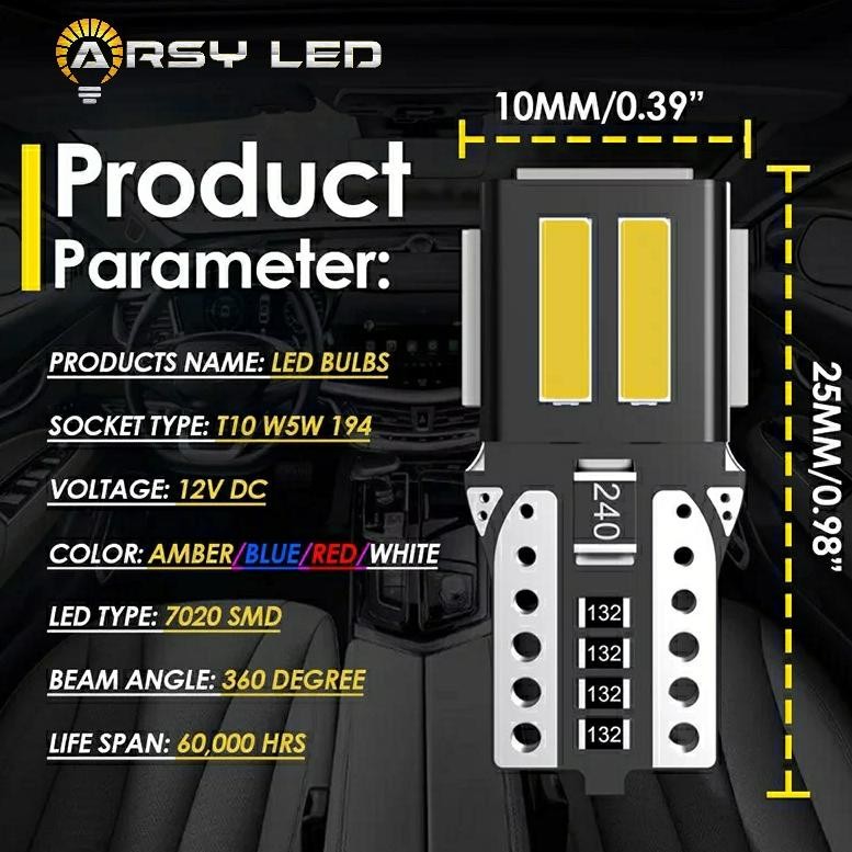 ARSY LED Lampu Plat Nomor Motor Beat Vario Nmax Aerox Matic
