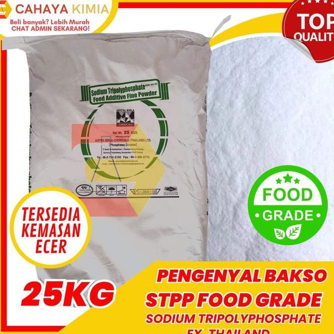 

Stpp Food Grade Ex. Thailand (Aditya Birla) 1 Zak (25Kg) Instant Only