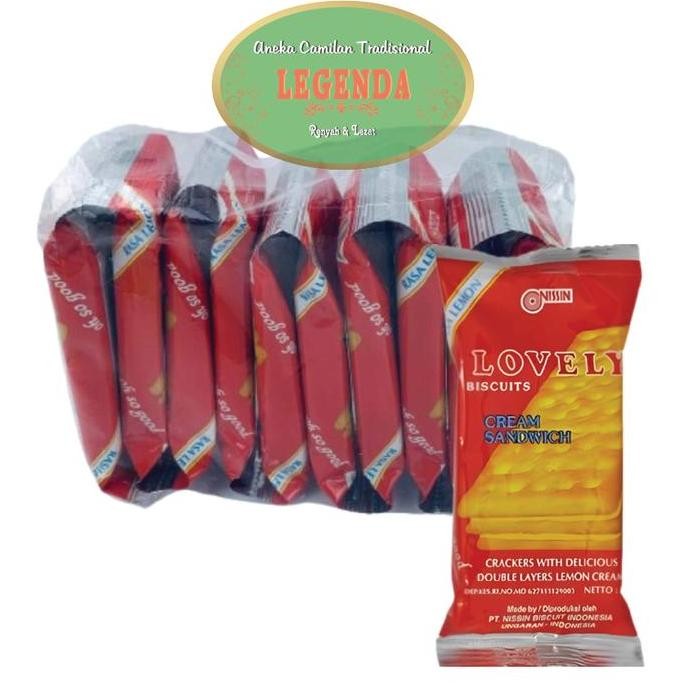 

Biskuit Sandwich Nissin Lovely Renceng 10 Pcs X 25 Gr Gram Biscuit Biscuits Crackers Chocolate Cokelat Coklat / Lemon Cream Manis Gurih Renyah Cemilan Makanan Ringan Snack Oleh Oleh Khas Pekalongan Murah Berkualitas Premium