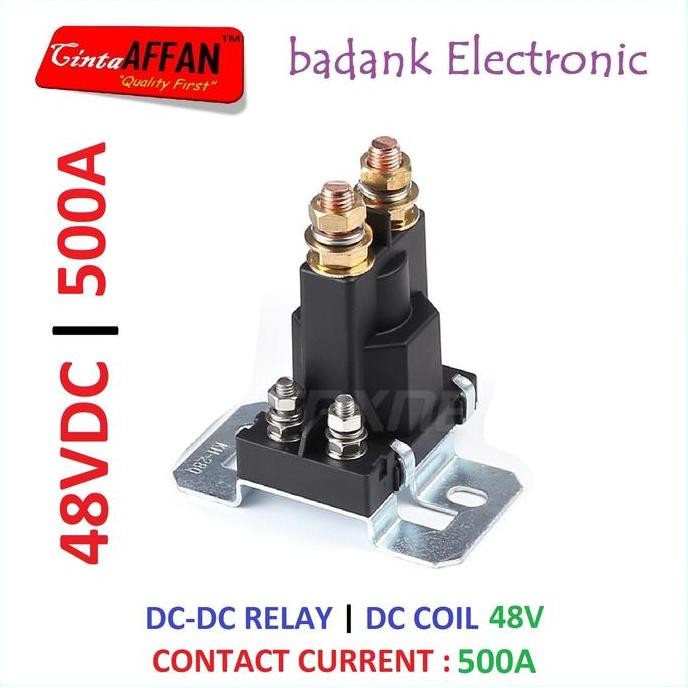 TERBARU - COIL 48V DC-DC Relay 500A Automotive Heavy Duty High Current Starting