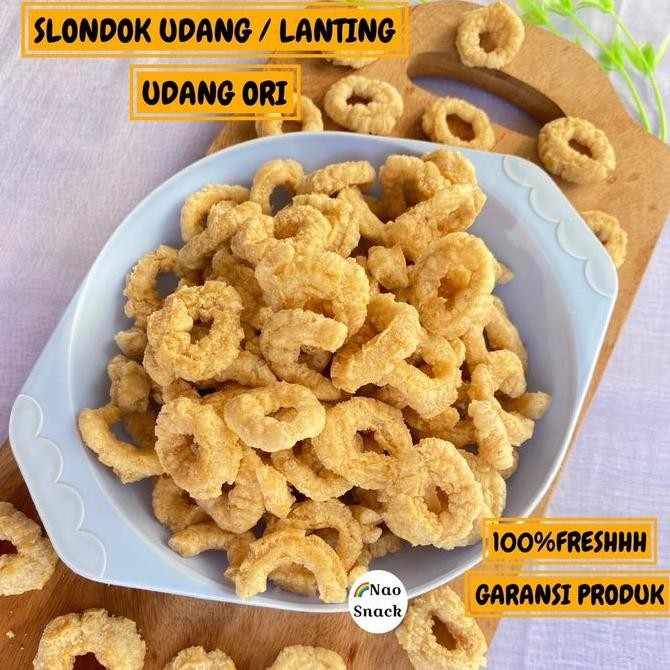 

Slondok Udang 1Bal Lanting Udang Original Premium - Makanan Segar Berkualitas Tinggi - Food Snack Keripik Cemilan Jajanan Kering Kripik Kerupuk Pedas Grosir Murah